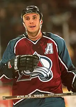 Сильвен Лефевр в составе «Колорадо Эвеланш»