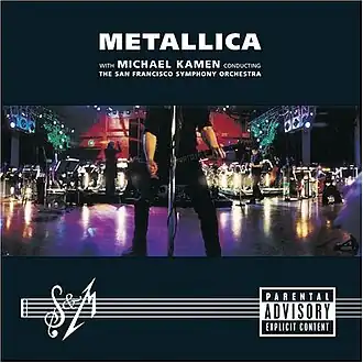 Обложка альбома Metallica «S&M» (1999)
