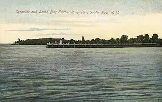 Южный берег озера, открытка 1910 года