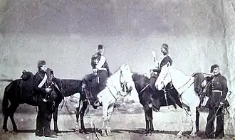 Турецкие кавалеристы. 1854 г.