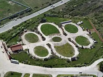 Аэрофотосъёмка парка.