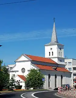 Бывшая евангелическая церковь, построенная в 1816—1818 годах по проекту Шинкеля