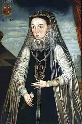 Ядвига Мнишек, неизвестный художник XVI в.