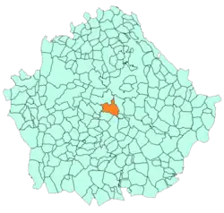 Расположение муниципалитета на карте провинции