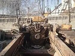 Рама разобранного трактора Т-170М.01