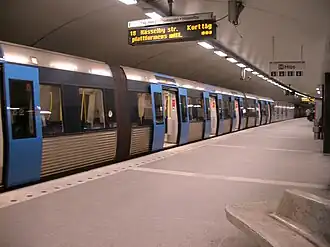 Поезд на «Т-Сентрален», Зелёная линия