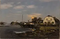 Вид реки Эмбах, Тартуский художественный музей