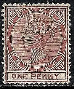 1880: 1 пенни (Mi #8)