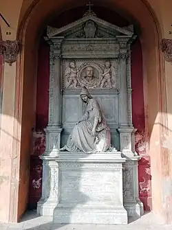 Надгробие Маджента. 1863. Монументальное кладбище. Чертоза ди Болонья