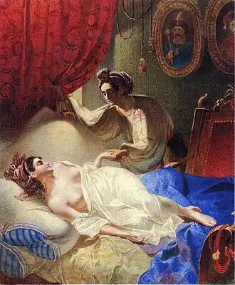 Тарас Шевченко. Мария. Иллюстрация к поэме. 1840 г.