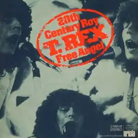 Обложка сингла T. Rex «20th Century Boy» (1973)