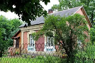 Железнодорожная казарма на станции начала XX века.