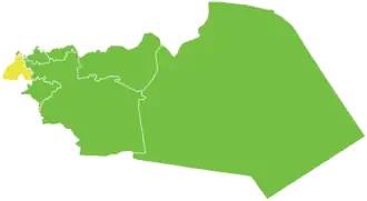 Район Телль-Калах на карте