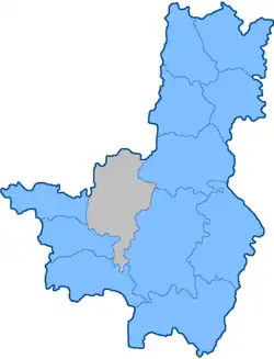 Козловский уезд на карте