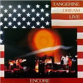 Обложка альбома Tangerine Dream «Encore» (1977)