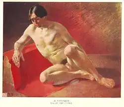 Т. Шевченко, «Натурщик»