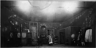 1917 год, постановка Всеволода Мейерхольда в рамках постановки всей трилогии.