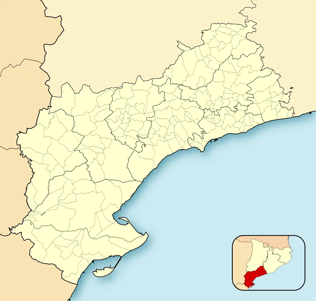 Монтбрио-дель-Камп на карте