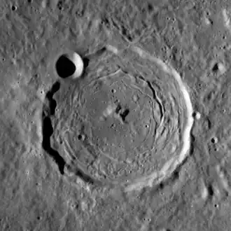 Снимок зонда Lunar Reconnaissance Orbiter.