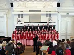 Татарский хор в 1-й физической аудитории Казанского университета, 21 апреля 2009 года