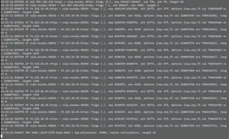 Скриншот программы Tcpdump