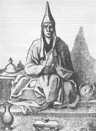 Тэб-Тенгри. Иллюстрация из книги Э. Хара-Давана «Чингис-хан как полководец и его наследие».