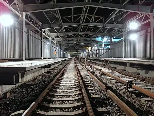 Сентябрь 2015 года. Платформы станции