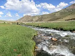 Верхнее течение реки летом 2015 года