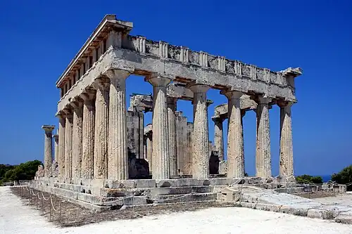 Храм Афайи, около 490 г. до н. э.