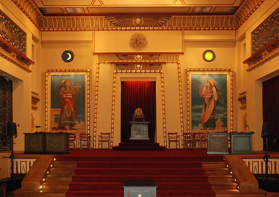 Интерьер ложи «Друзья филантропии» в Брюсселе