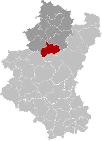 Тенвиль на карте