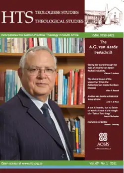 Обложка №1 за 2011 года. На обложке - профессор Университета Претории Андрис ван Аарде (англ. Andries van Aarde)