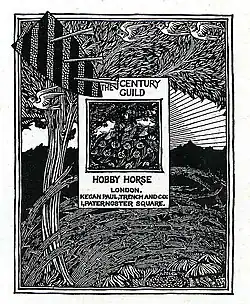 Обложка журнала «Конёк Гильдии века». Апрель 1884