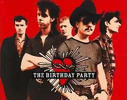 Слева направо: Мик Харви, Ник Кейв, Филл Калверт, Трейси Пью, Роуленд С. Ховард