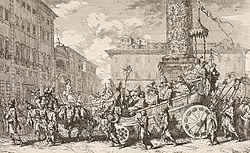 Китайский маскарад в Риме. 1735. Офорт. Метрополитен-музей, Нью-Йорк