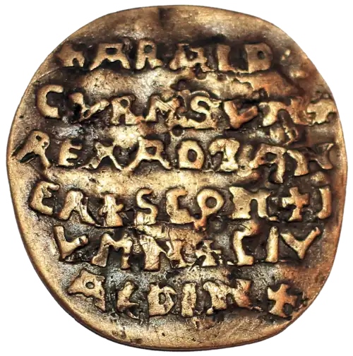 Диск Харальда Синезубого — аверс.