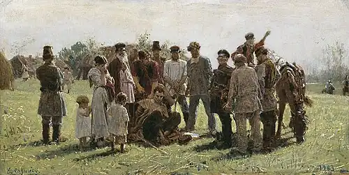 «Беглый»1883, холст, масло — ГТГ