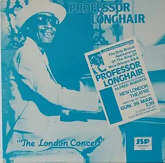 Обложка альбома Профессора Лонгхейра «The London Concert» (1981)