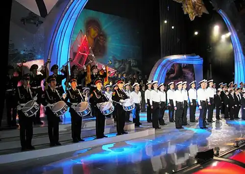 Выступлениена праздничном концерте в Москве