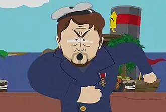 Кадр из «Кругосветного мочилова с Расселом Кроу»