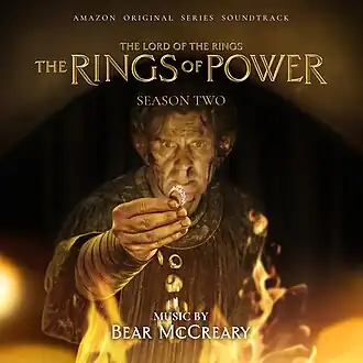 Обложка альбома Беара Маккрири «The Lord of the Rings: The Rings of Power (Season Two: Amazon Original Series Soundtrack)» ()