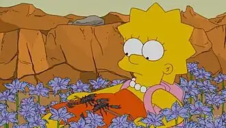 Лиза обнаруживает возможность цветов успокаивать