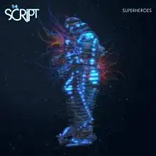 Обложка сингла The Script «Superheroes» (2014)