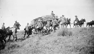 Британская колонна снабжения