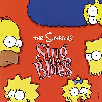 Обложка альбома Симпсонов «The Simpsons Sing the Blues» (1990)
