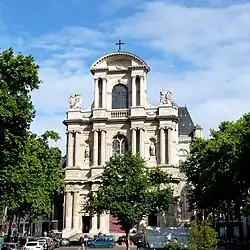 Церковь Сен-Жерве-Сен-Проте в Париже. Главный фасад