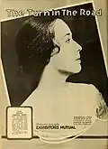 В рекламе фильма «Поворот на дороге[англ.]» (1919)