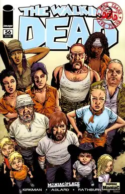 Обложка «The Walking Dead» № 56.Художник: Чарли Адлард