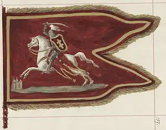 Военное знамя ВКЛ времён Станислава Понятовского (1764—1795)