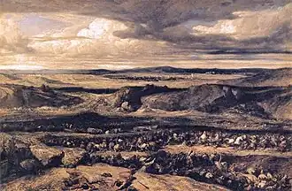 Поражение кимвров. 1833. Холст, масло. Лувр, Париж